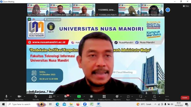 
					Prodi Sistem Informasi FTI UNM Beri Pembekalan Sertifikasi Kompetensi