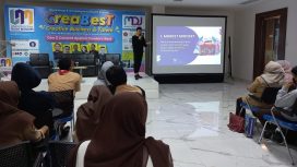 Tips Menjadi Content Creator Bermanfaat pada sesi Workshop CreaBesT, (Dok: Universitas Nusa Mandiri)
