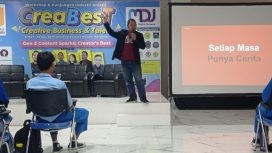 Pemanfaatan Artificial Intelligence (AI) pada sesi Workshop CreaBesT, (Dok: Universitas Nusa Mandiri)