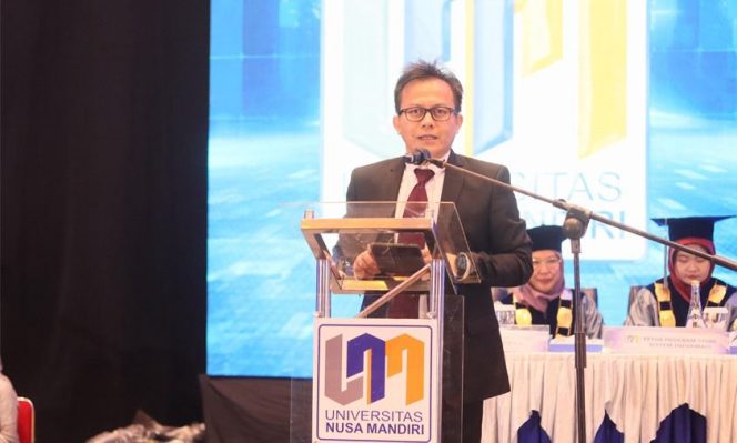 
					Foto: Kepala LLDIKTI Wilayah III: Meski Sudah Lulus Wisudawan Universitas Nusa Mandiri Harus Terus Belajar 