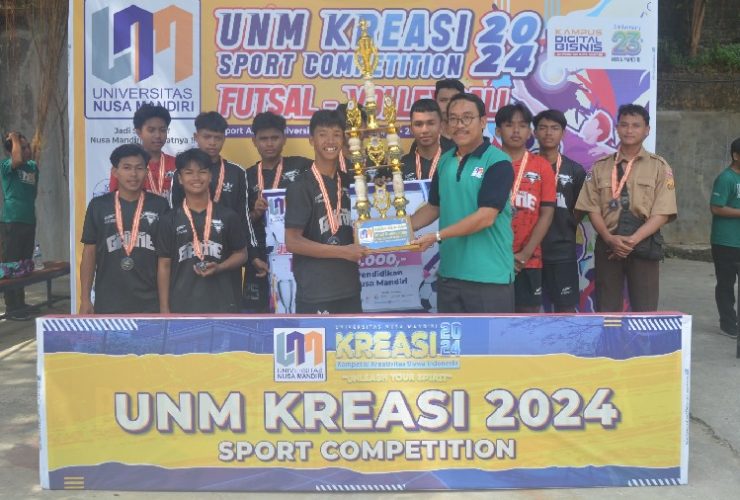 Raih Juara Harapan di Futsal Competition Nusa Mandiri KREASI 2024, SMK IT ALFIDA Tetap Bersyukur