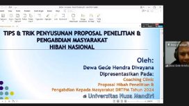 Coaching Clinic LPPM Universitas Nusa Mandiri