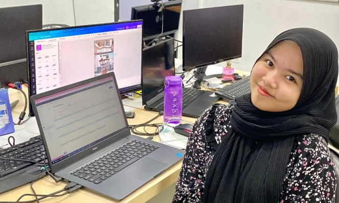 
					Mahasiswa Prodi Bisnis Digital Universitas Nusa Mandiri