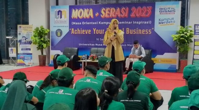 Foto: 
Sambut Mahasiswa Baru, Universitas Nusa Mandiri Siap Gelar MOKA
