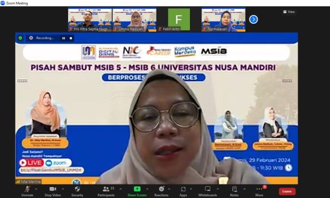 
					Pisah Sambut MSIB