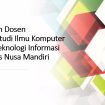 Evaluasi Akademik Prodi Ilmu Komputer Universitas Nusa Mandiri
