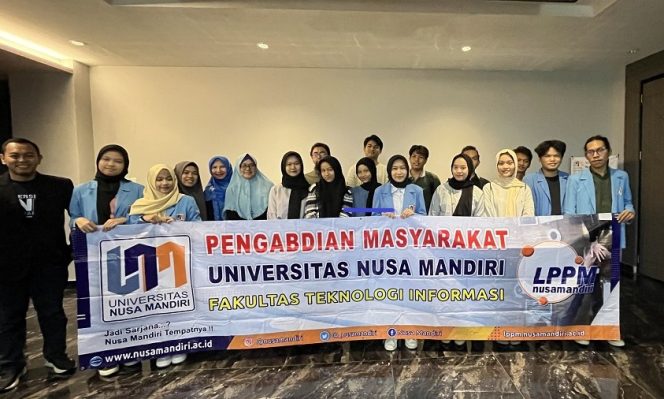 
					Dosen Magister Ilmu Komputer Universitas Nusa Mandiri Gelar Pengabdian Masyarakat