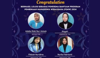 Lolos Pendanaan Program Pembinaan Mahasiswa Wirausaha 2024