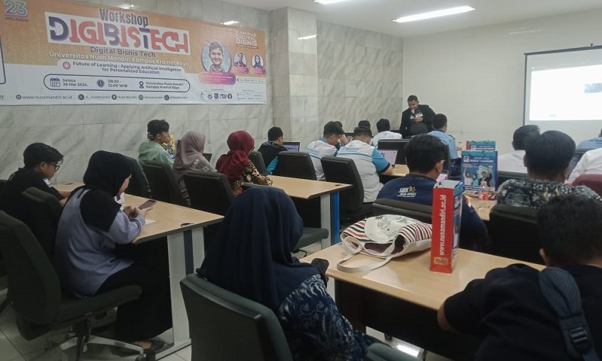 Workshop AI di Universitas Nusa Mandiri Kampus Kramat