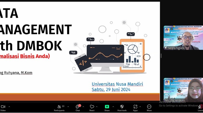 Workshop Data Management With DMBOK