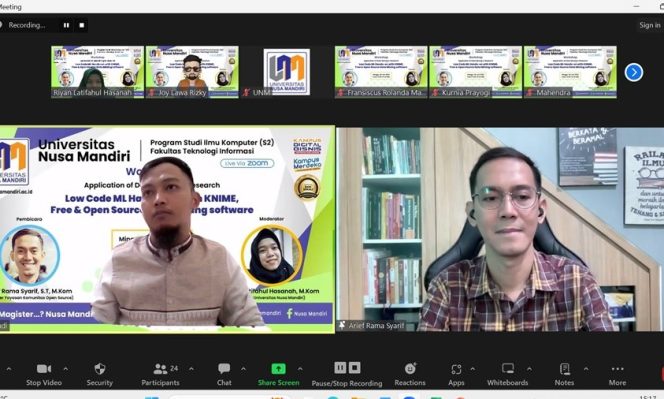 
					Belajar Low Code Data Mining Menggunakan KNIME