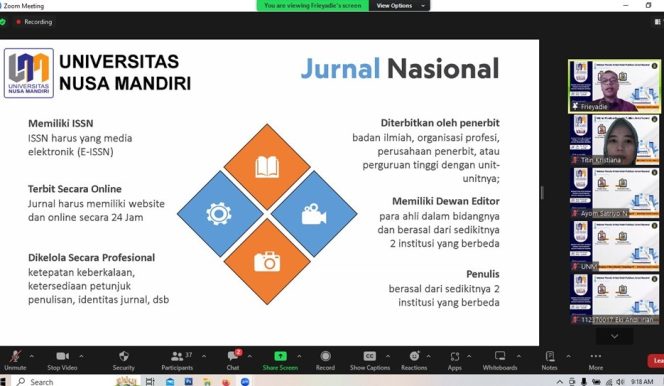 
					Menulis Artikel Ilmiah Publikasi Jurnal Nasional