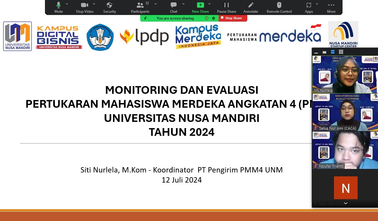 Monitoring dan Evaluasi PMM4