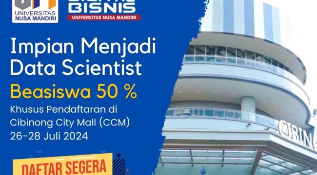 Beasiswa Kuliah di Universitas Nusa Mandiri