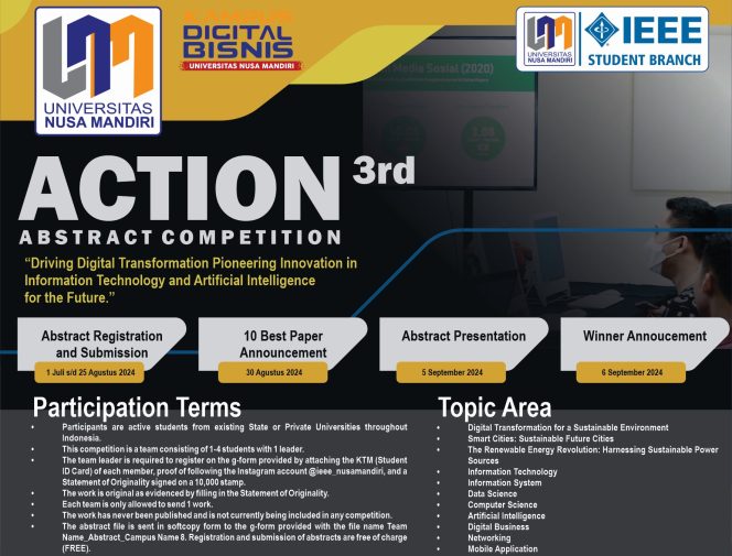 
					Kompetisi Mahasiswa ACTION 3rd 2024
