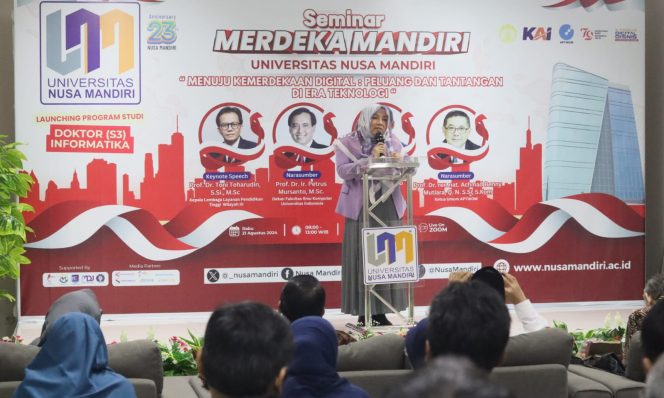 
					Melalui Seminar Kemerdekaan Mandiri, Universitas Nusa Mandiri Wujudkan Kemerdekaan Digital yang Sesungguhnya
