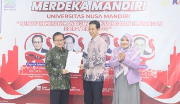 launching program doktoral Universitas Nusa Mandiri