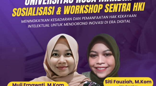 Sosialisasi & Workshop Sentra HKI