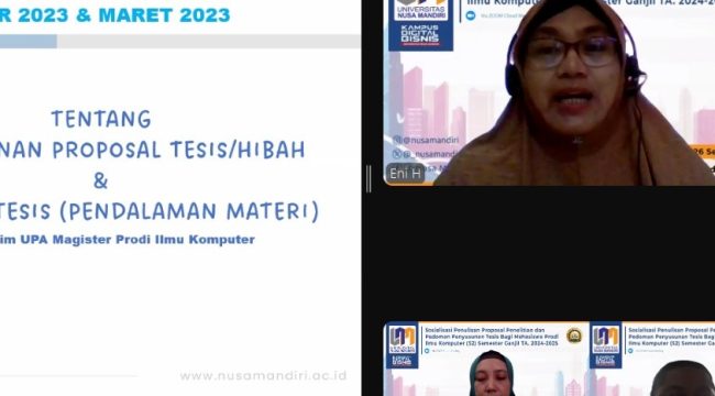 Sosialisasi Proposal Penelitian Dan Pedoman Penyusunan Tesis