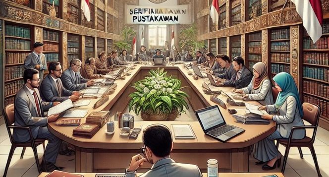 
					Uji Kompetensi Staf Perpustakaan Universitas Nusa Mandiri