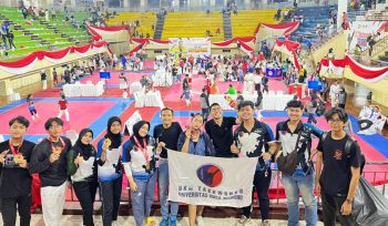 10 Atlet UKM Taekwondo UNM Sabet 8 Medali Emas