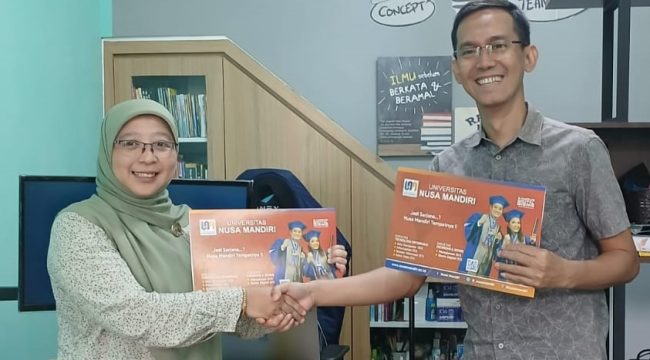 Humas Universitas Nusa Mandiri Lakukan Kunjungan Industri
