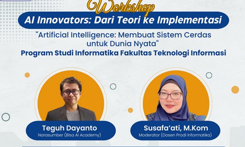 Prodi Informatika Akan Gelar Workshop AI