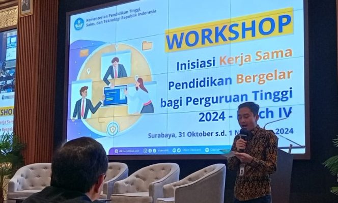
					Workshop Inisiasi Kerjasama Pendidikan Bergelar