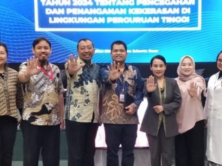 Satgas PPKPT Universitas Nusa Mandiri Ikuti Sosialisasi