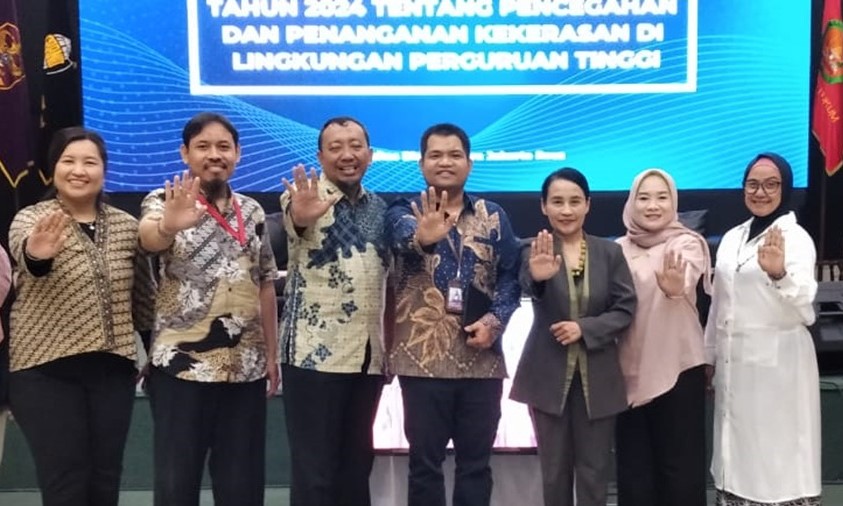 Satgas PPKPT Universitas Nusa Mandiri Ikuti Sosialisasi