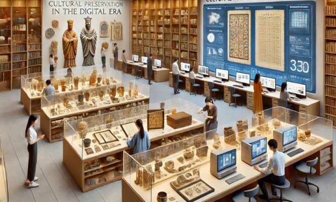 
					Perpustakaan sebagai Pusat Pelestarian Budaya