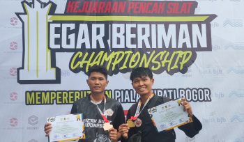 Medali Emas di Kejuaraan Pencak Silat Tegar Beriman Championship