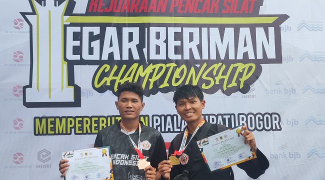 Medali Emas di Kejuaraan Pencak Silat Tegar Beriman Championship