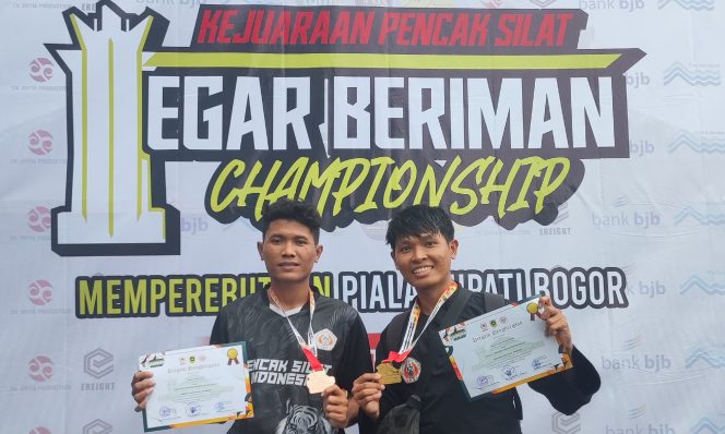 
					Medali Emas di Kejuaraan Pencak Silat Tegar Beriman Championship