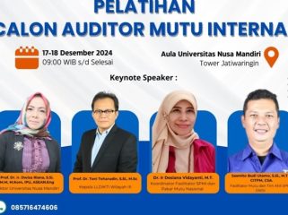 Pelatihan Calon Auditor Mutu Internal