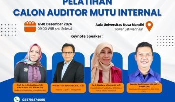 Pelatihan Calon Auditor Mutu Internal