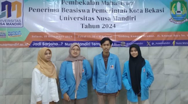 Pembekalan Program Beasiswa Pemerintah Kota Bekasi