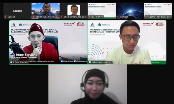 
					Webinar Transformasi Perpustakaan