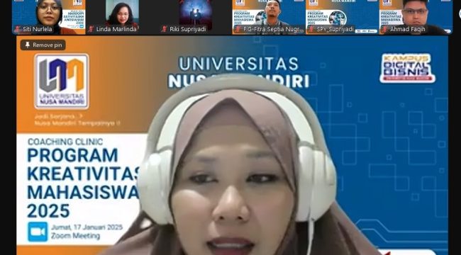 Coaching Clinic Program Kreativitas Mahasiswa 2025