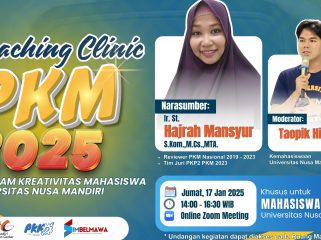 Coaching Clinic Program Kreativitas Mahasiswa