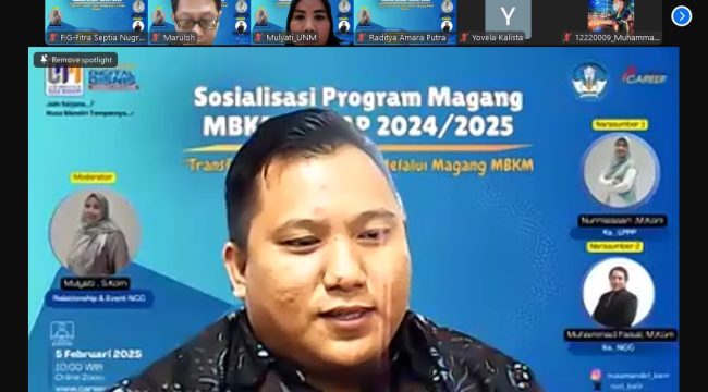 Sosialisasi Program Magang MBKM Mandiri