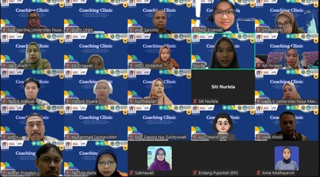 Coaching Clinic Proposal Hibah Penelitian dan Pengabdian DRTPM