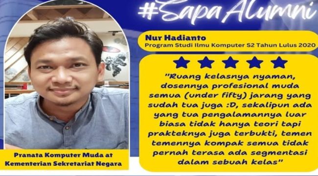 Lulusan Universitas Nusa Mandiri Kampus Jatiwaringin