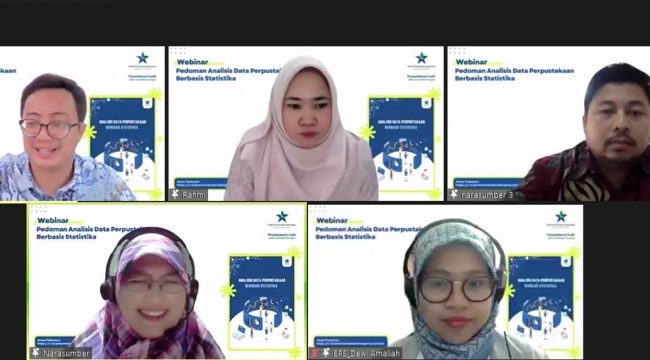 Webinar Analisis Data Perpustakaan Berbasis Statistika