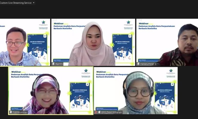 
					Webinar Analisis Data Perpustakaan Berbasis Statistika