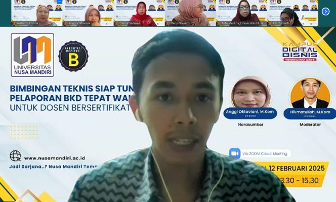 
					Dosen Prodi Manajemen Ikuti Sosialisasi Bimtek Pengisian Beban Kinerja Dosen