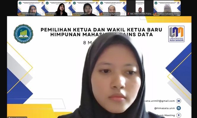 
					Pemilihan Ketua dan Wakil Ketua HIMASATA 2025-2026
