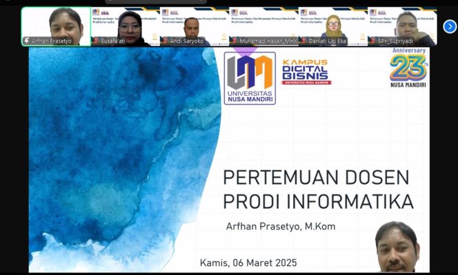 
					Pertemuan Dan Persamaan Persepsi Mata Kuliah