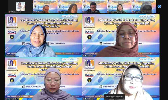 
					Upgrading Calon Dosen Pembimbing