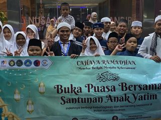 BEM Universitas Nusa Mandiri Gelar Santunan dan Berbagi